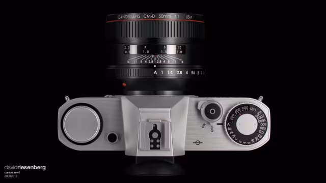 Canon mirrorless camera concept by David Riesenberg