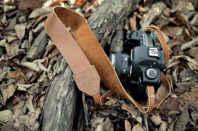 The Original Camera Stap - Flat Brown