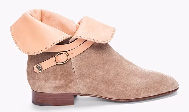 Chloe Taupe Suede Ankle Boots