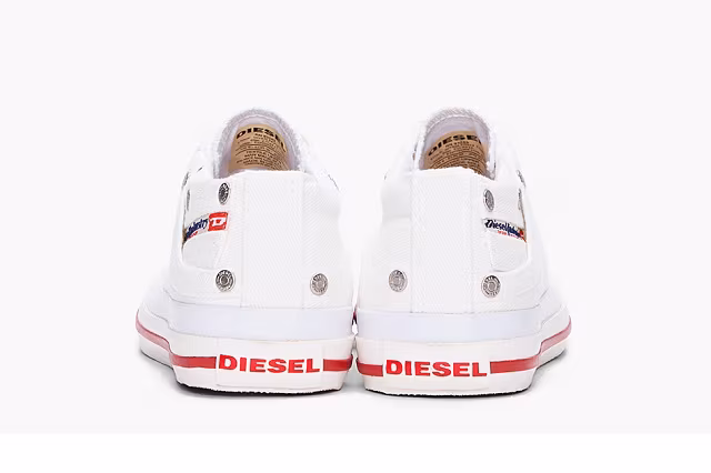 Diesel White Low Exposure Sneakers