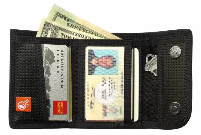Civilian Lab Tri-Fold Leather Clip_ Lossless Wallet
