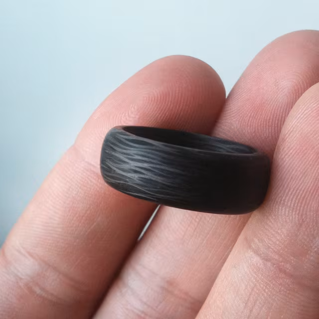 Black Badger Sidecut Solid Carbon Fiber Ring_1