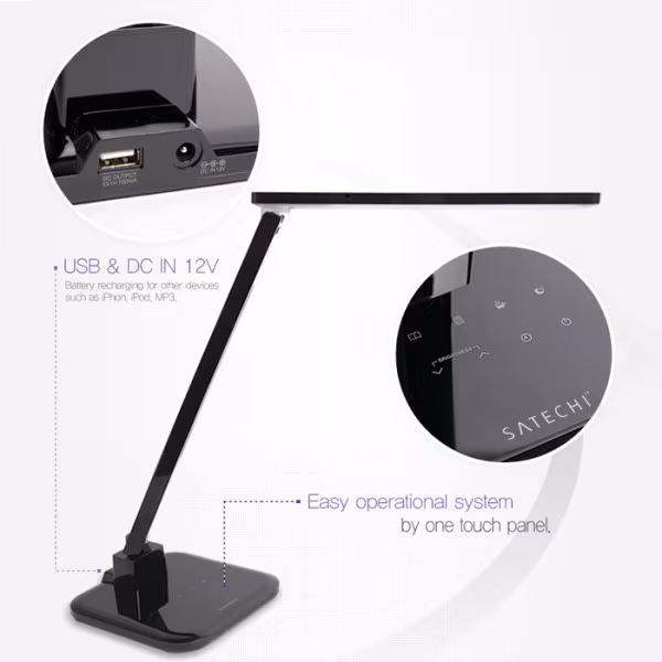 Satechi Smart LED Desk Lamp with Touch Control Dimmable Lighting_6