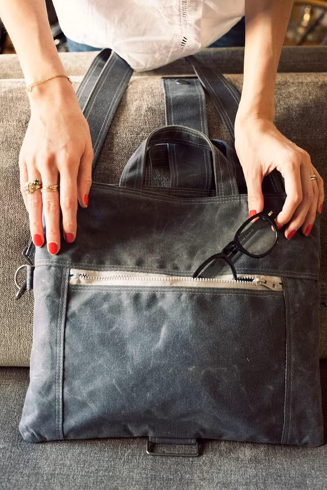 The Paperback in Waxed Canvas by Moop_3