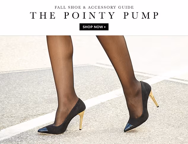 Fall Shoe & Accessory Guide The Pointy Pump at MYHABIT