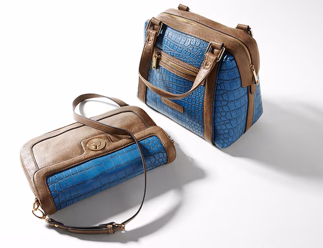 Exotic Texture Croc-Embossed Bags at MYHABIT
