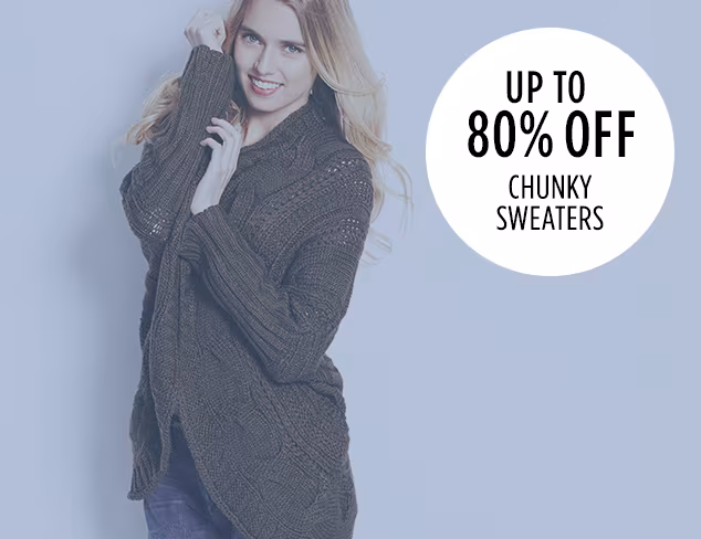 Up to 80 Off Chunky Sweaters at MYHABIT