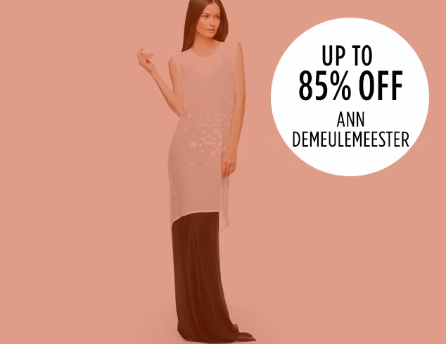 Up to 85 Off Ann Demeulemeester at MYHABIT