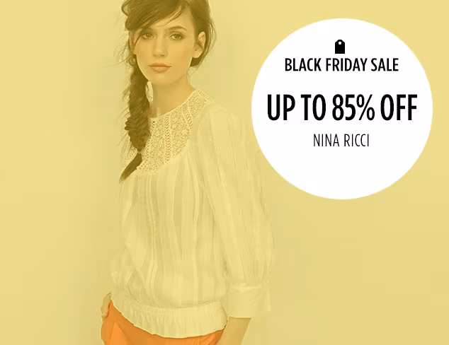Up to 85 Off Nina Ricci at MYHABIT