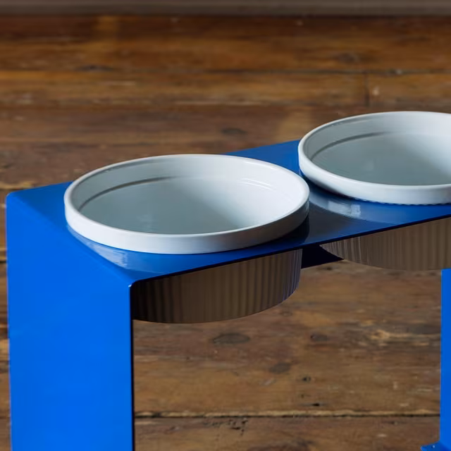 Elevated Pet Feeder by John Beck Steel_6