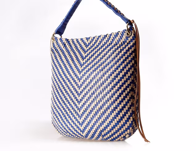 Textured Chic Woven Handbags at MYHABIT