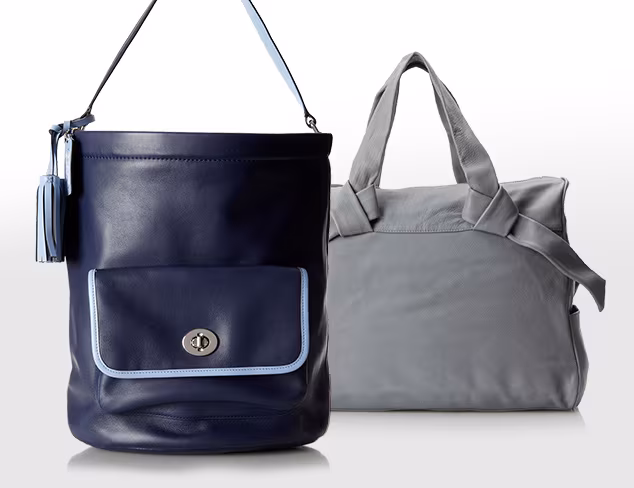 The Purse Shop Grey & Navy at MYHABIT