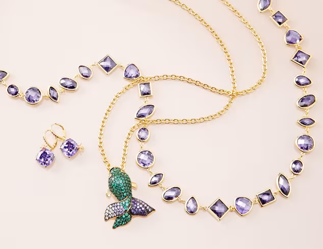 CZ by Kenneth Jay Lane Amethyst at MYHABIT