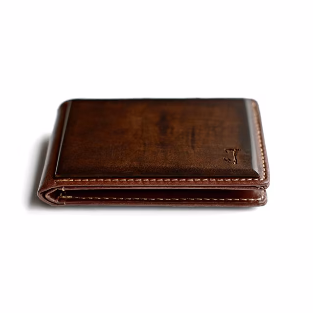 Slim Timber Walnut Wood Bifold Wallet_2