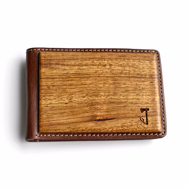 Slim Timber Zebrawood Bifold Wallet_1