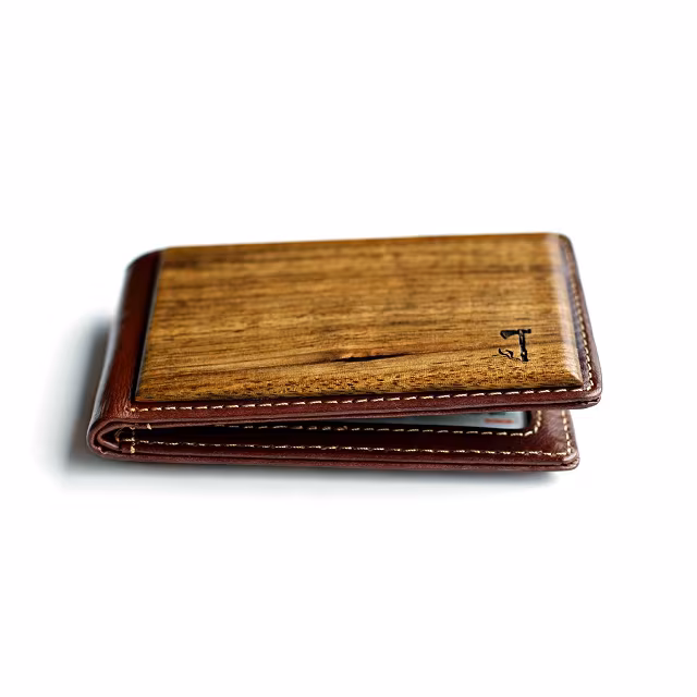 Slim Timber Zebrawood Bifold Wallet_2