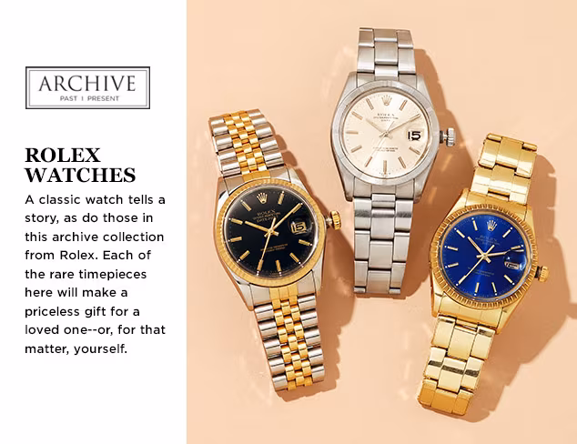 ARCHIVE Rolex Watches at MYHABIT