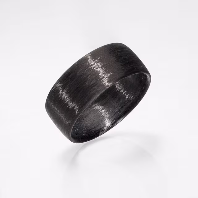 REFRACTORY Carbon Fiber Rings in Linear Grain