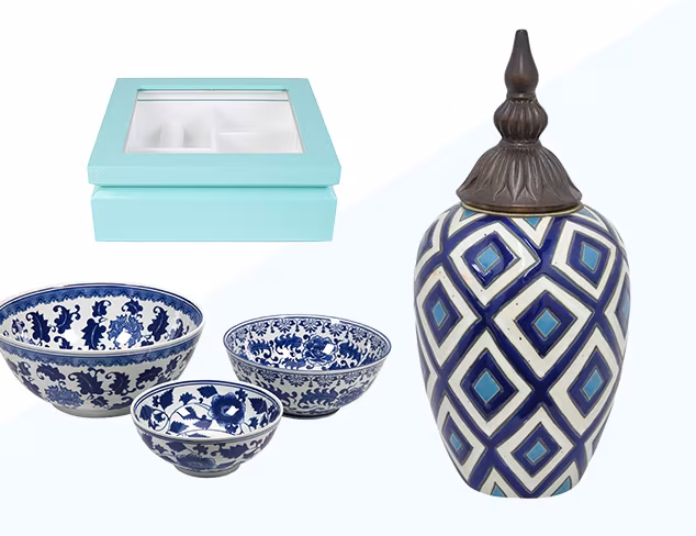 Something Blue: Décor Accents at MYHABIT