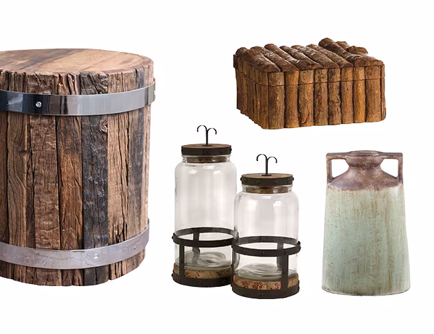 Rustic Remix: Accents & Décor at MYHABIT