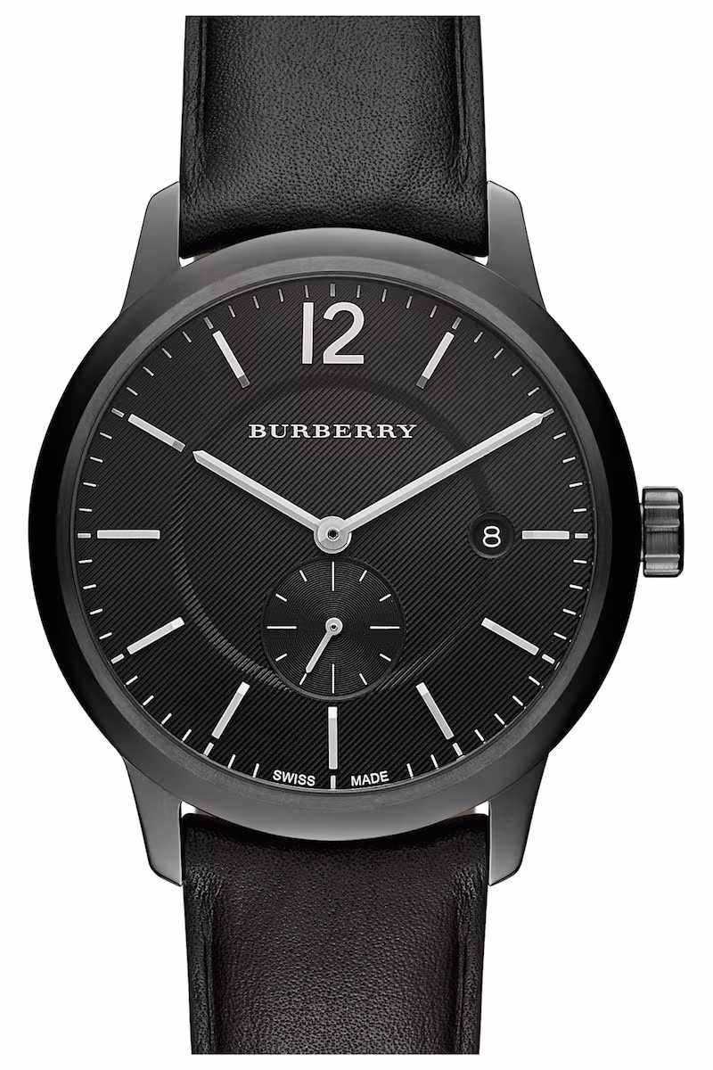 Burberry Textured Dial Watch