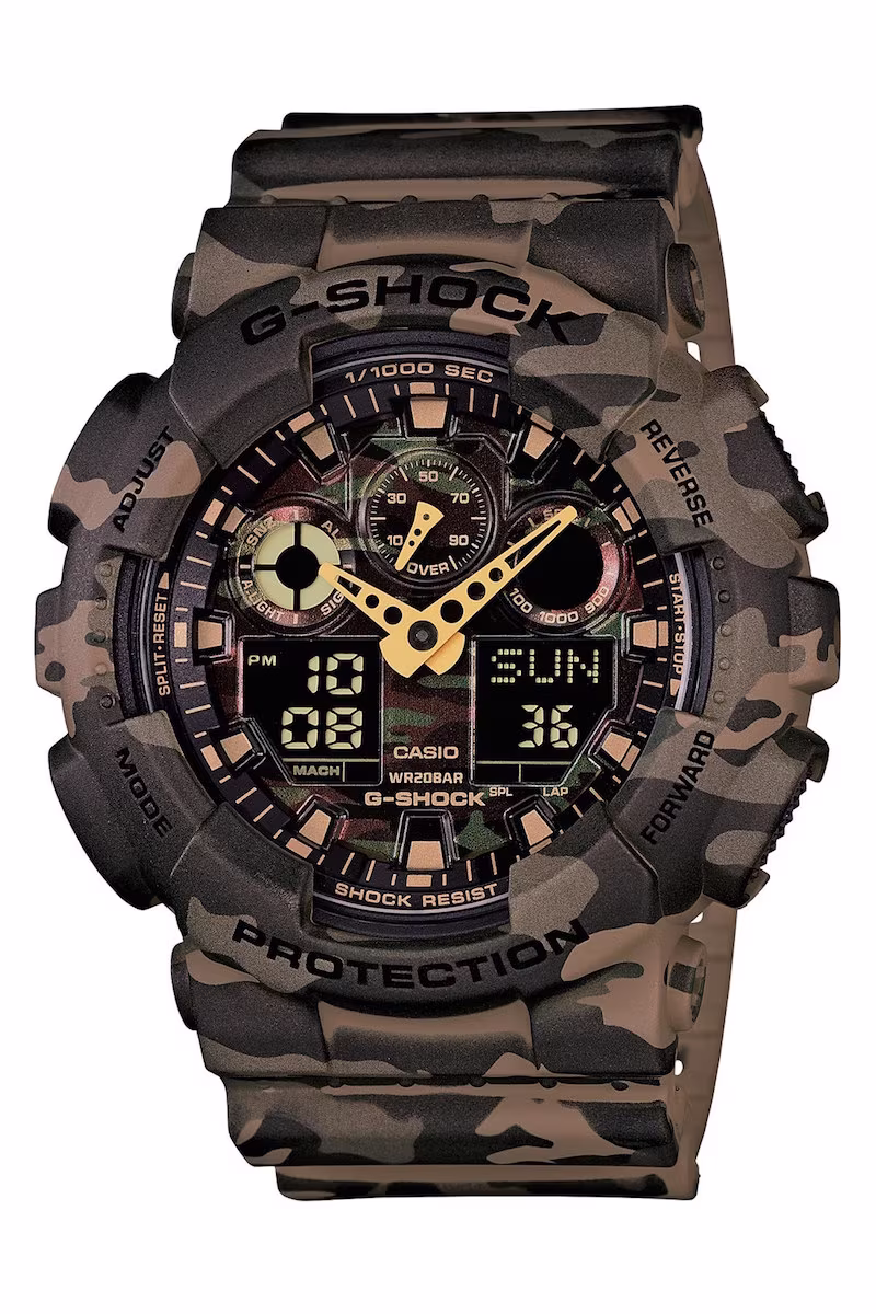 G-Shock XL Camouflage Pattern Ana-Digi Watch