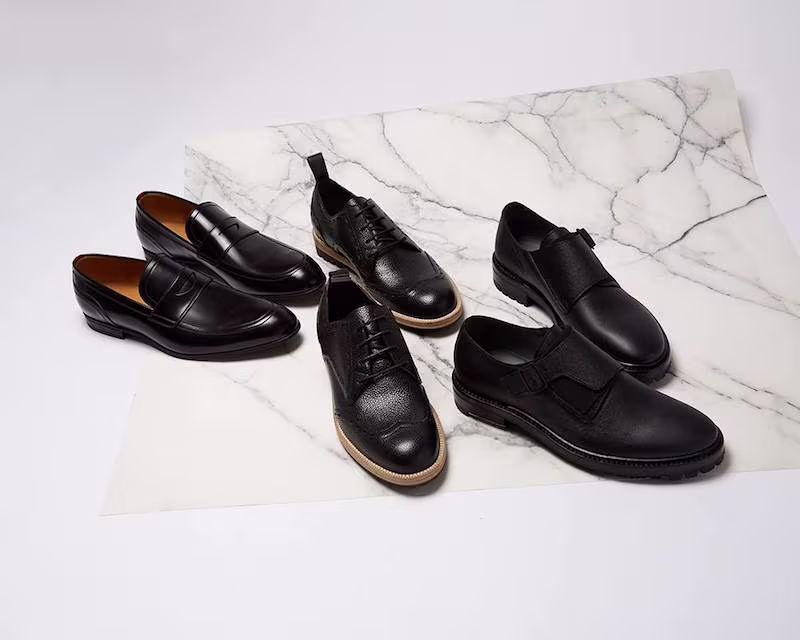 Balenciaga Grained-leather Derby Shoes