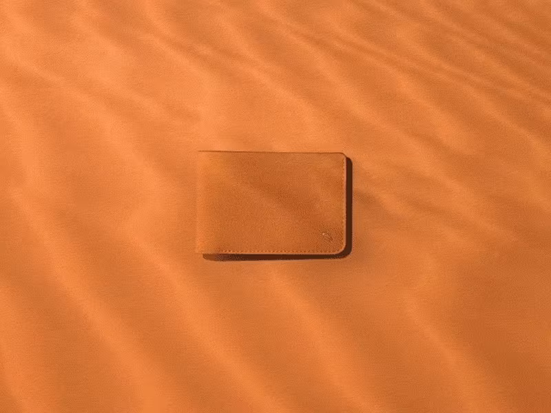 Bellroy XO Barneys New York Hide & Seek Billfold Tan