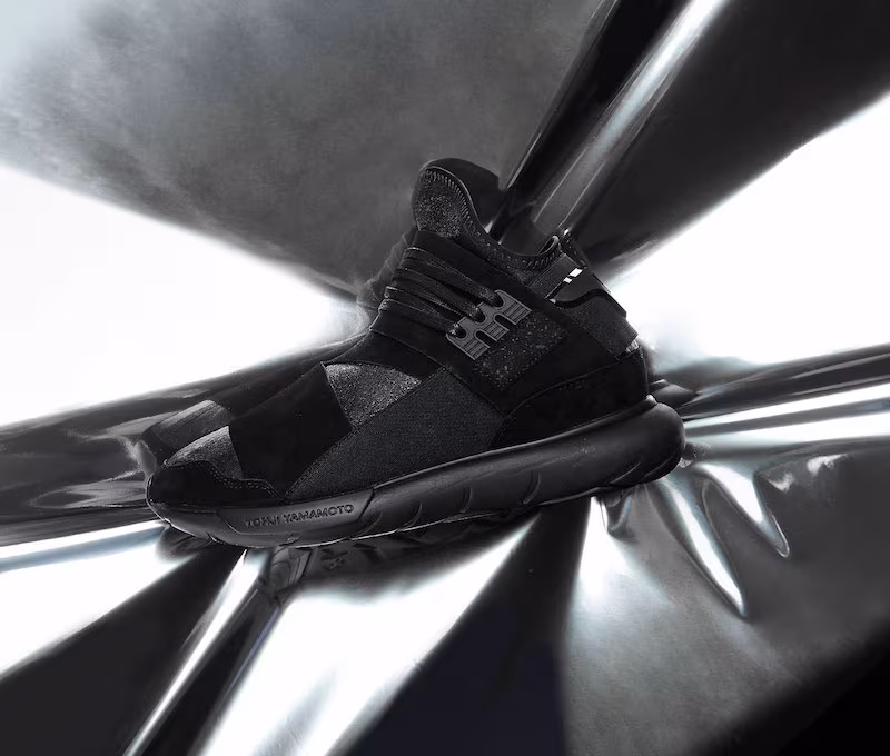Y-3 Qasa High-Top Leather and Suede Trainers