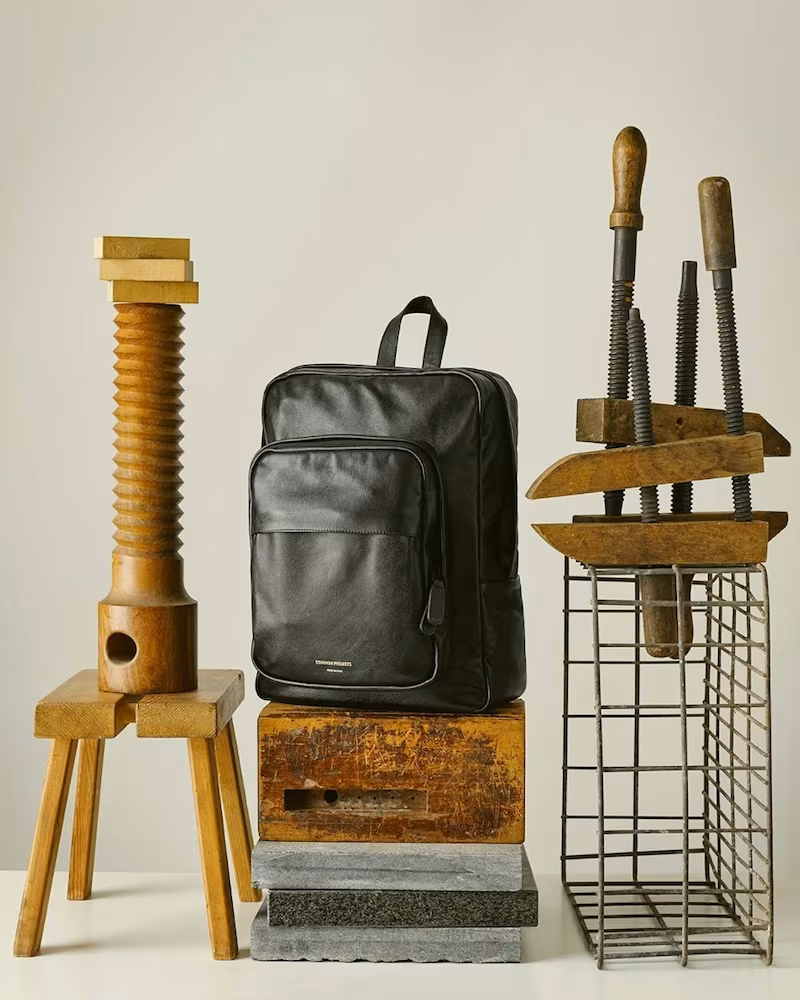 Common Projects Saffiano Leather Backpack