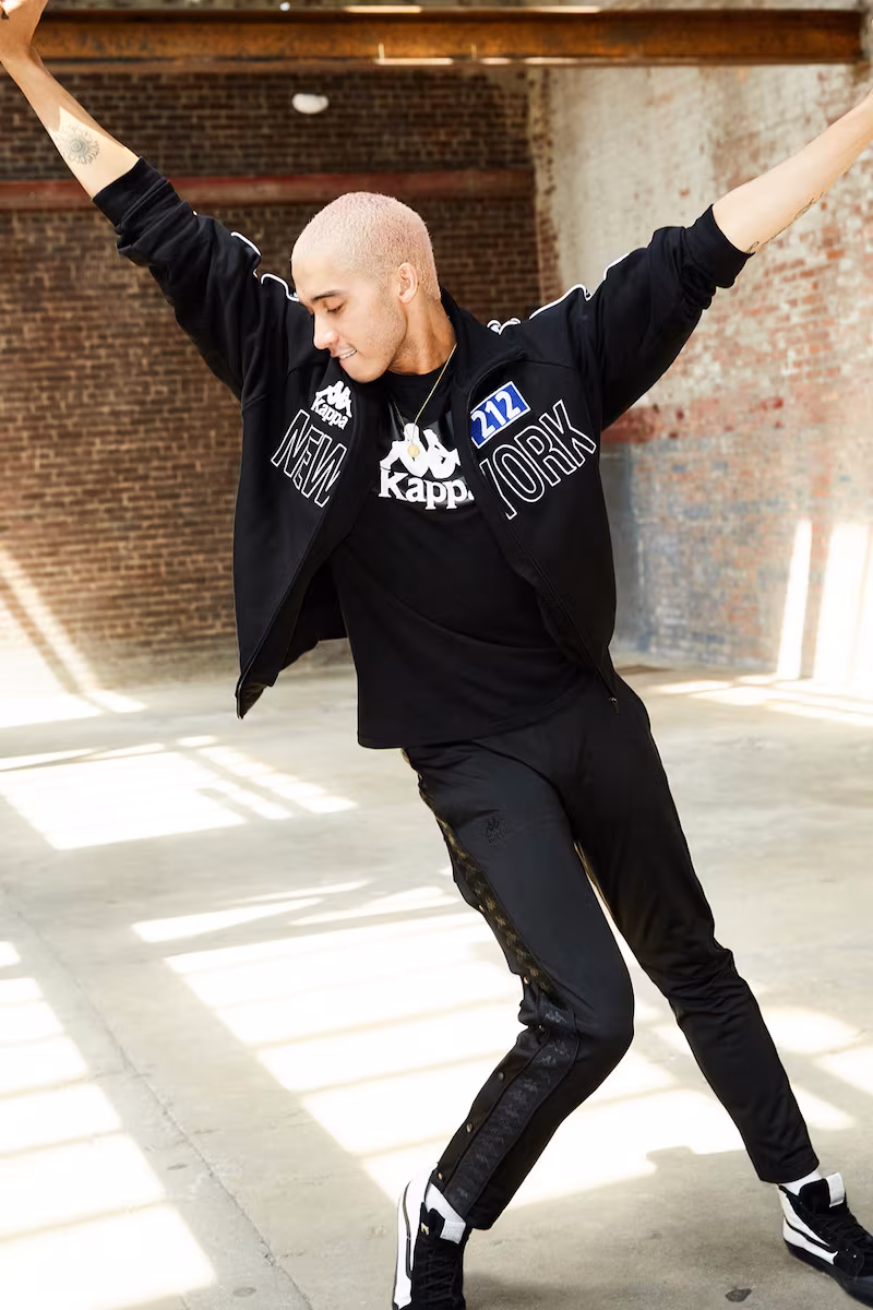 Kappa XO Barneys New York Astoria Athletic Fleece Snap-Away Soccer Pants