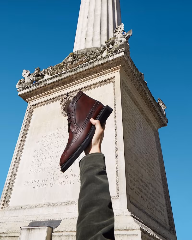 Burberry Wilmont Leather Brogue Boots