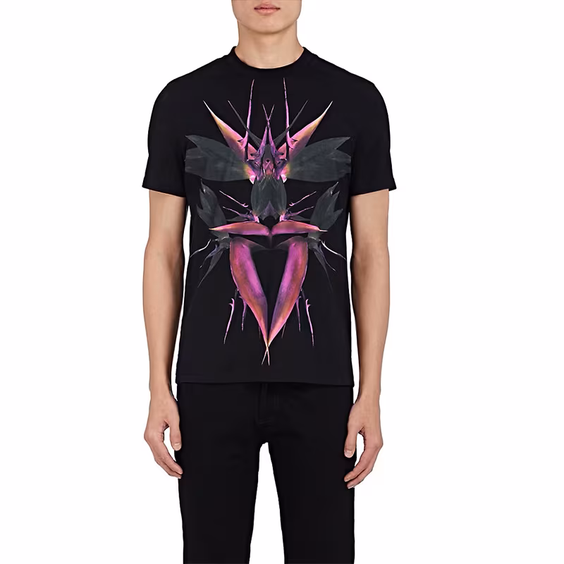 Givenchy Bird-Of-Paradise Cotton Cuban-Fit T-Shirt