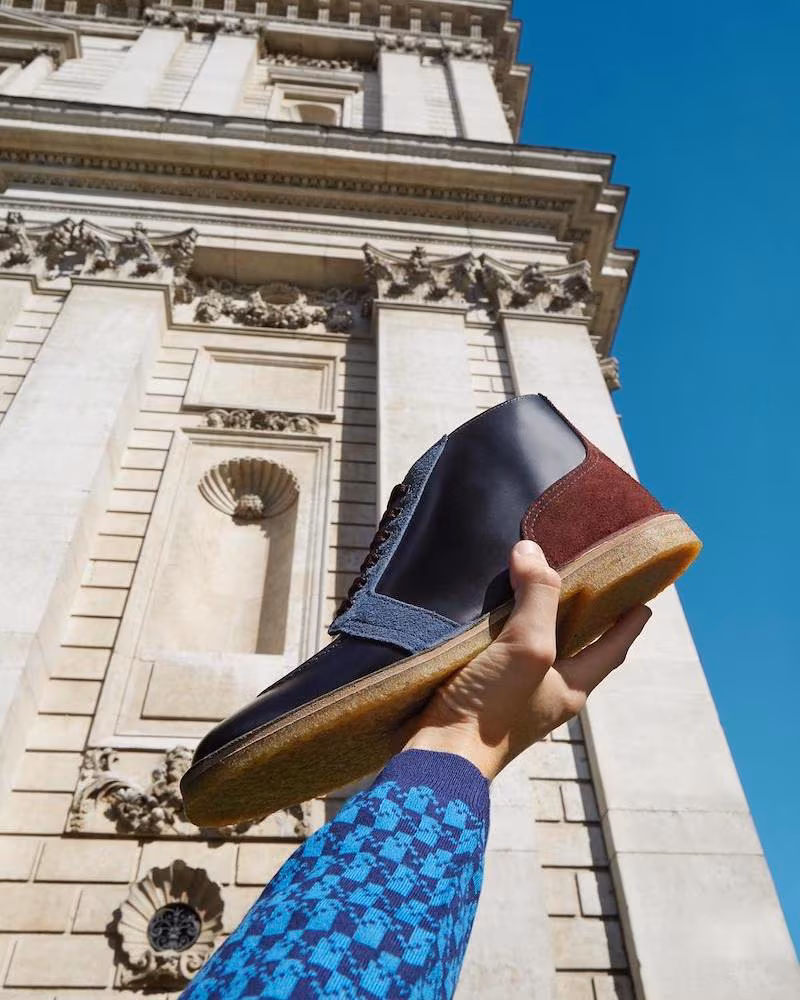 Prada Tri-Colour Leather And Suede Ankle Boots