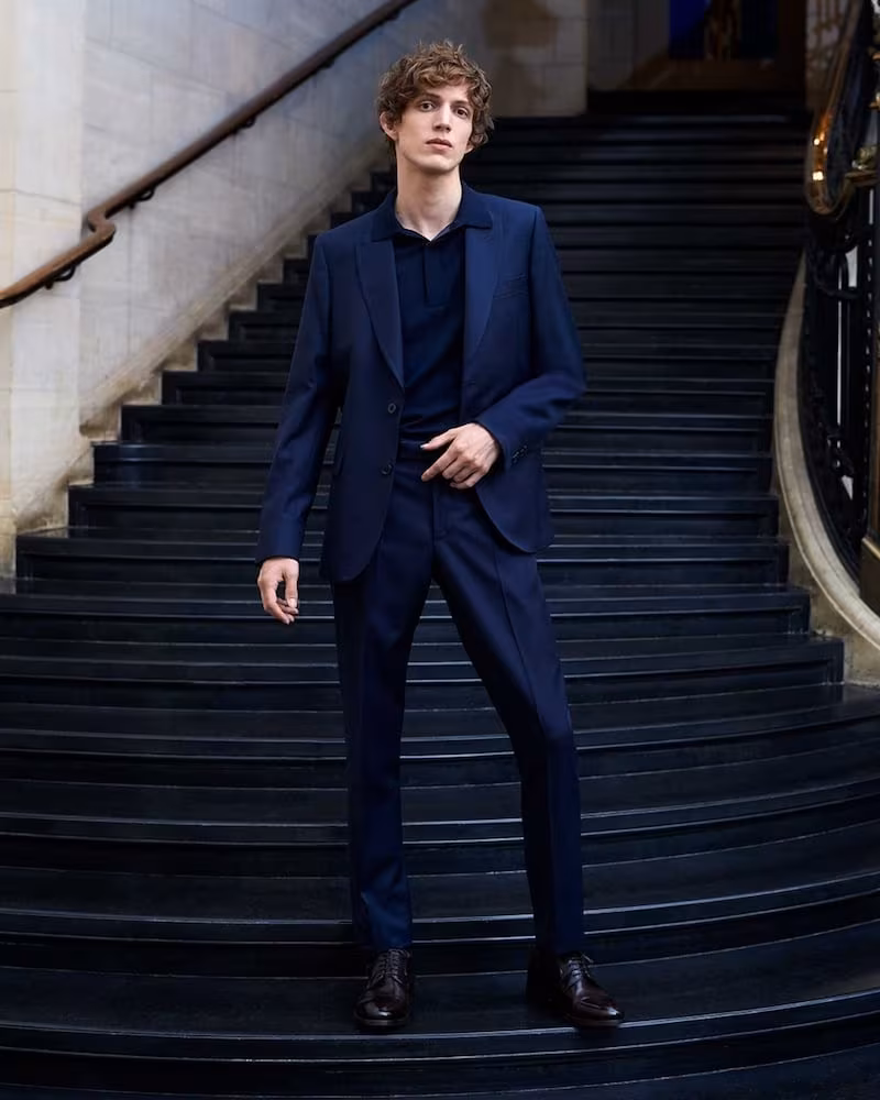 Paul Smith Single-Breasted Birdseye-Wool Suit