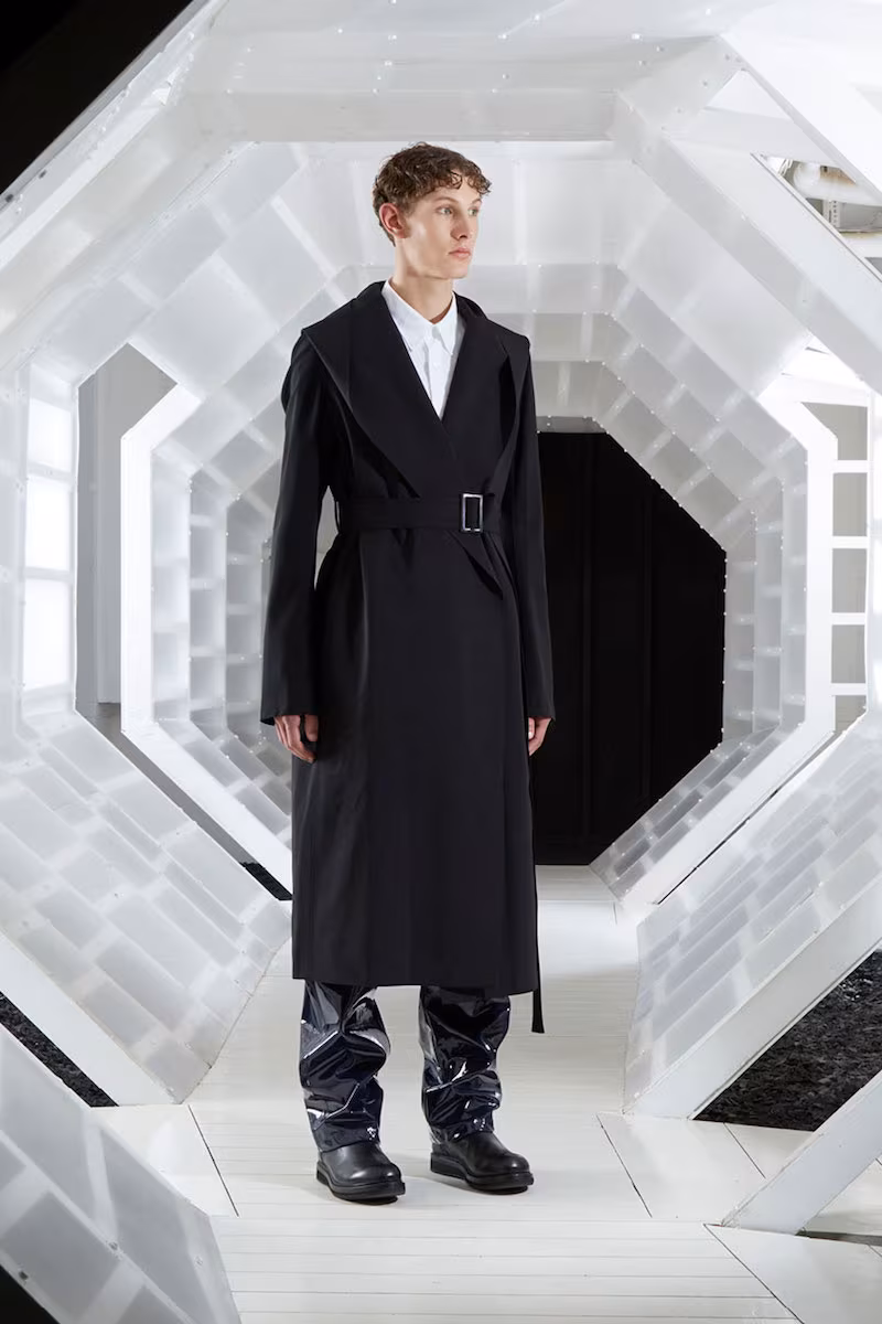 Rick Owens Oversized Hooded Coat