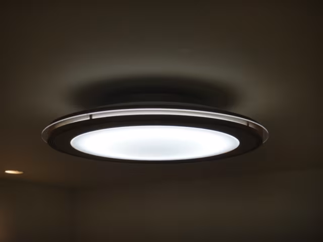 NEC Concept LED Ceiling Light With Integrated Speaker controlled by Android Phone