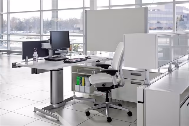 Steelcase Airtouch Height Adjustable Table