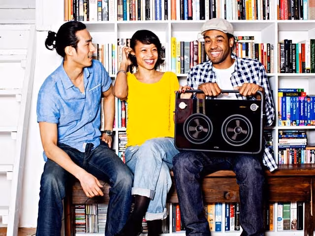 TDK Life on Record 2-Speaker Boombox Audio System