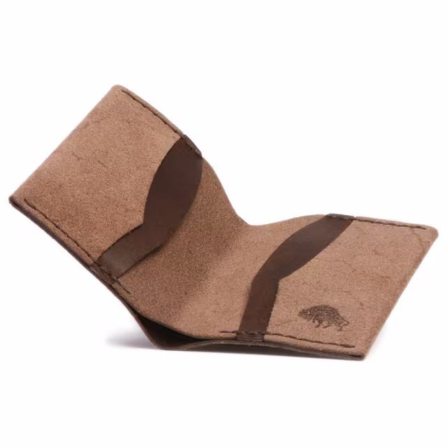 Bison Made Suede Slim Wallet