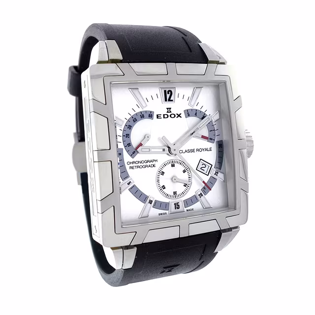 Edox Chronograph Retrograde White