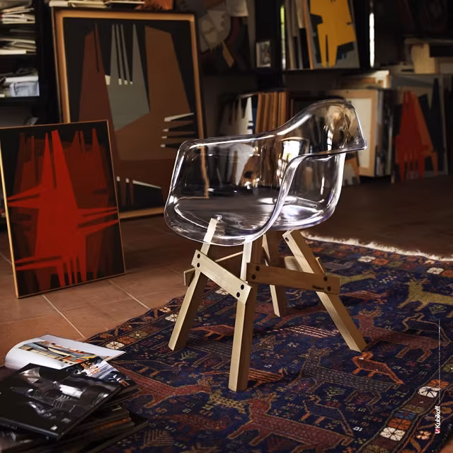 Kubikoff Icon Walnut Chair