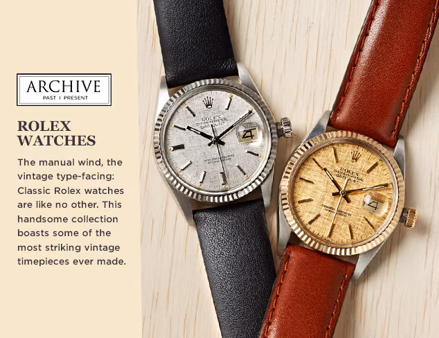 ARCHIVE Rolex Watches at MYHABIT