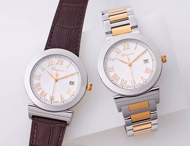 Luxe Timepieces ft. Salvatore Ferragamo at MYHABIT