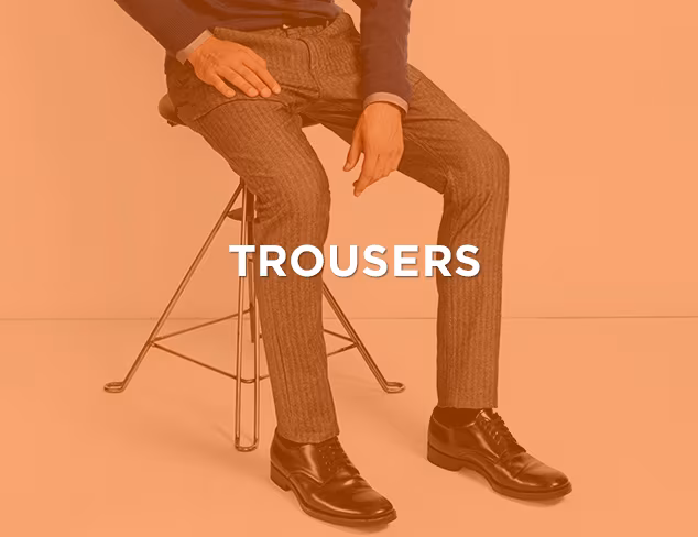 Up to 80 Off Trousers at MYHABIT