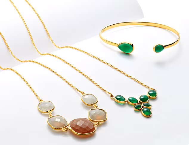Hammered & Gemstone Jewelry at MYHABIT