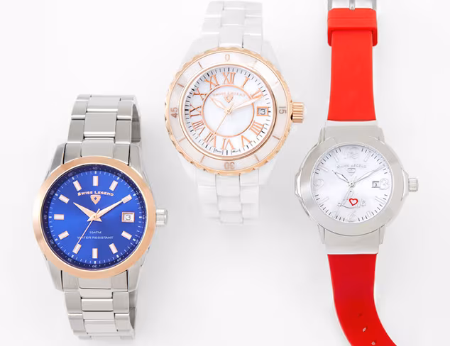 Swiss Legend & Lucien Piccard Watches at MYHABIT