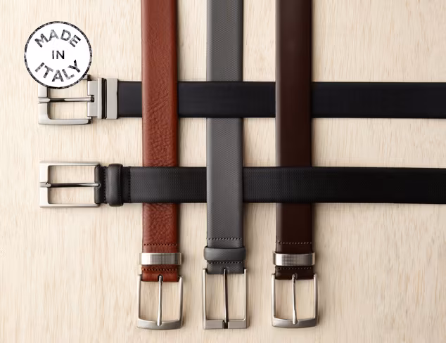 Made in Italy J.Campbell Dress Belts at MYHABIT