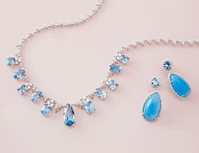 Sapphire and Aquamarine Jewelry at MYHABIT