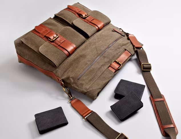 Bosca Men's Correspondent Explorer Bag